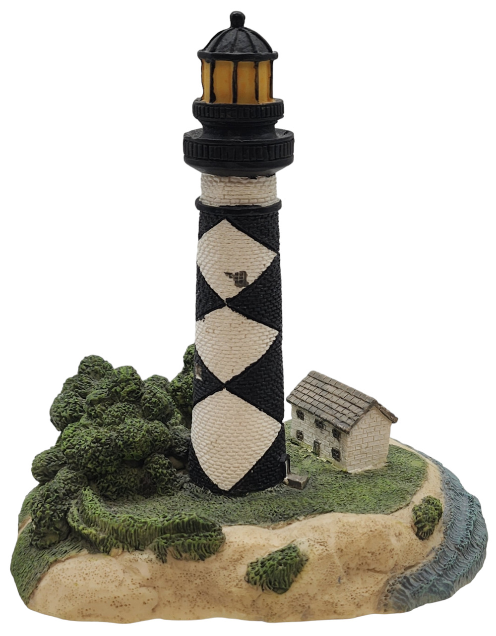 American Heritage, 1996, Lighthouse Figurine, Cape Lookout Light, NC.